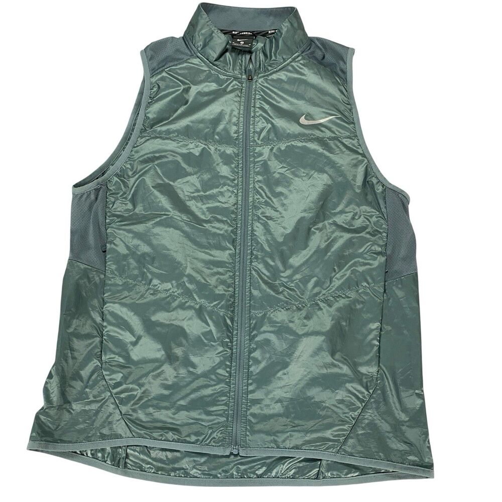 Nike Running Lightweight Insulated Polyfill Vest‎ Medium Full Zip Run